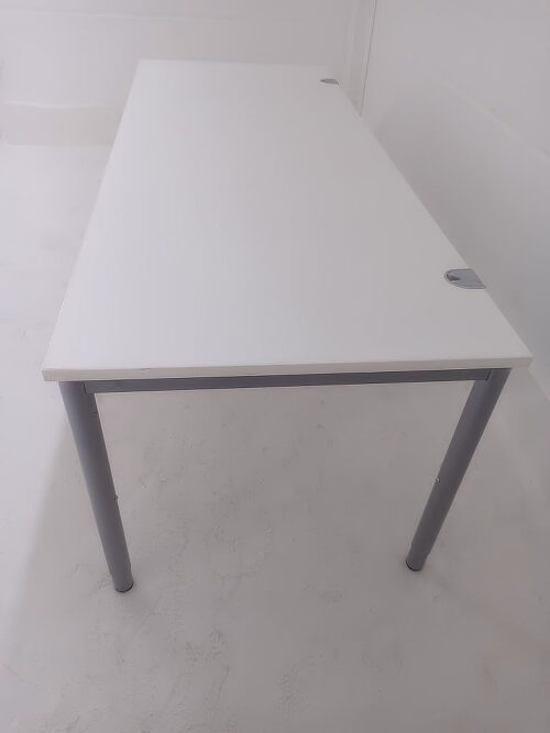 Schreibtisch Sedus Activation 160x80 cm in weiss, Seitenansicht