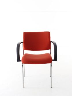 Besucherstuhl trend office orange vorderansicht